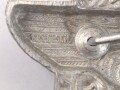 Polizei III.Reich, " Landwacht " Adler für eine Schirmmütze für  Mannschaften,  Aluminium