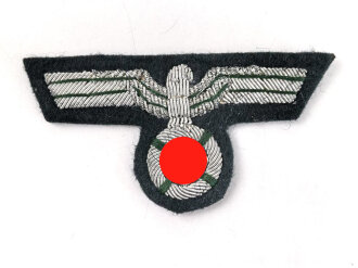 Heer,  Adler für eine Schirmmütze für  Offiziere. Handgestickt, ungetragen