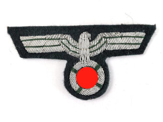 Heer,  Adler für eine Schirmmütze für  Offiziere. Handgestickt, ungetragen