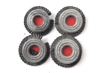 Kaiserreich, 1. Weltkrieg und frühe Wehrmacht. 4 x Kokarde für eine Schirmmütze, alle leicht defekt