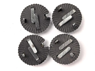 Kaiserreich, 1. Weltkrieg und frühe Wehrmacht. 4 x Kokarde für eine Schirmmütze, alle leicht defekt