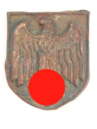 Satz Abzeichen für den Tropenhelm des Heeres. Ungereinigt