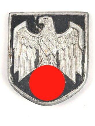 Satz Abzeichen für den Tropenhelm des Heeres. Aluminium, ungereinigt