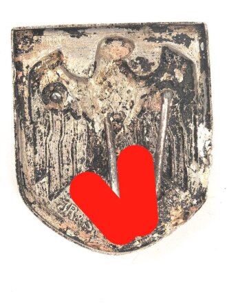 Adlerschild für den Tropenhelm des Heeres....