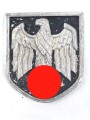 Adlerschild für den Tropenhelm des Heeres. Aluminium