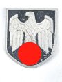 Adlerschild für den Tropenhelm des Heeres. Aluminium