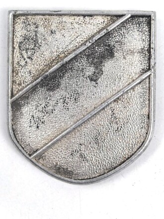 Wappenschild für den Tropenhelm des Heeres. Aluminium