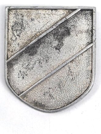 Wappenschild für den Tropenhelm des Heeres. Aluminium