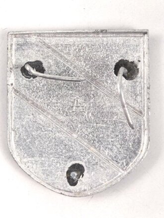 Wappenschild für den Tropenhelm des Heeres. Aluminium, ein Splint fehlt