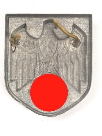 Adlerschild für den Tropenhelm des Heeres. Zink, ein...