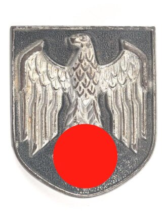 Adlerschild für den Tropenhelm des Heeres. Zink, ein...