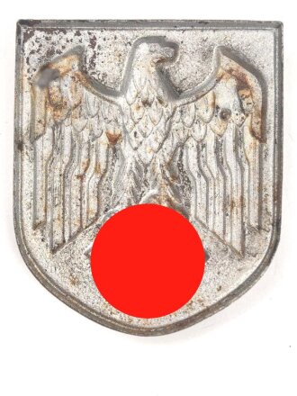 Adlerschild für den Tropenhelm des Heeres. Zink, ein...