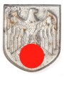Adlerschild für den Tropenhelm des Heeres. Zink, ein Splint vorhanden