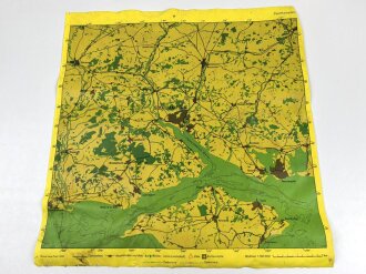 Luftwaffe Navigationskarte England ( Unternehmen Seelöwe, geplante Invasion ) Portsmouth / Southhampton . Datiert 1941, Maße 65 x 66cm