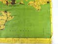 Luftwaffe Navigationskarte England ( Unternehmen Seelöwe, geplante Invasion ) Portsmouth / Southhampton . Datiert 1941, Maße 65 x 66cm