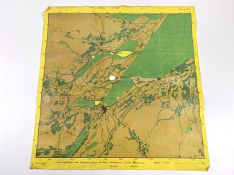 Luftwaffe Navigationskarte England ( Unternehmen Seelöwe, geplante Invasion ) Aberdeen / Mory Firth . Datiert 1941, Maße 65 x 66cm