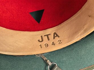 Tropenhelm für Angehörige des Heeres. Guter Gesamtzustand, Kopfgrösse 54,  Ausführung in Filz, datiert 1942