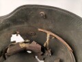 1.Weltkrieg , Stahlhelm Modell 1916 mit Splitterschaden. Originallack, in allen Teilen original und zusammengehörig. Ungereinigt.