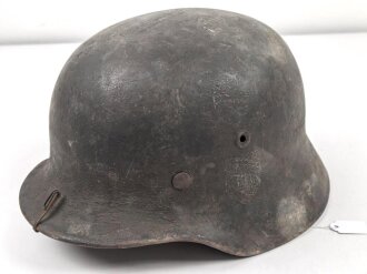 Heer, Stahlhelm Modell 1940. In allen Teilen original und...
