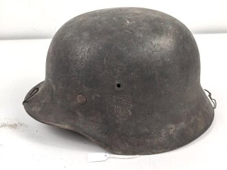 Heer, Stahlhelm Modell 1940. In allen Teilen original und...
