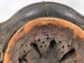 Heer, Stahlhelm Modell 1940. In allen Teilen original und zusammengehöriges Stück des Obergefreiten Bothe. Ungereinigt, Hersteller nicht lesbar, Glockengrösse 64