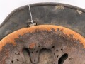 Heer, Stahlhelm Modell 1940. In allen Teilen original und zusammengehöriges Stück des Obergefreiten Bothe. Ungereinigt, Hersteller nicht lesbar, Glockengrösse 64