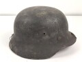 Heer, Stahlhelm Modell 1940. In allen Teilen original und zusammengehöriges Stück des Obergefreiten Bothe. Ungereinigt, Hersteller nicht lesbar, Glockengrösse 64