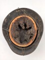 Heer, Stahlhelm Modell 1940. In allen Teilen original und zusammengehöriges Stück des Obergefreiten Bothe. Ungereinigt, Hersteller nicht lesbar, Glockengrösse 64