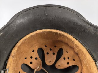 Heer, Stahlhelm Übergangsmodell Reichswehr / frühe Wehrmacht. In allen Teilen original und zusammengehöriges Stück, Ungereinigt, ET64