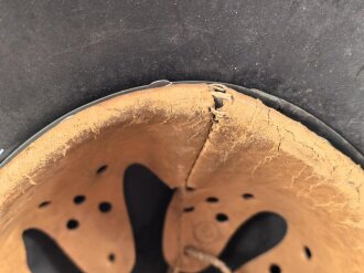 Heer, Stahlhelm Übergangsmodell Reichswehr / frühe Wehrmacht. In allen Teilen original und zusammengehöriges Stück, Ungereinigt, ET64