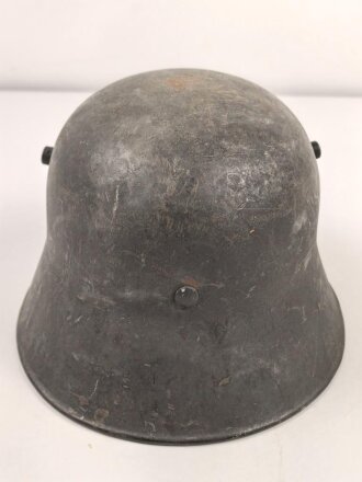 Heer, Stahlhelm Übergangsmodell Reichswehr / frühe Wehrmacht. In allen Teilen original und zusammengehöriges Stück, Ungereinigt, ET64
