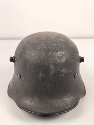 Heer, Stahlhelm Übergangsmodell Reichswehr / frühe Wehrmacht. In allen Teilen original und zusammengehöriges Stück, Ungereinigt, ET64