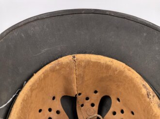 Heer, Stahlhelm Übergangsmodell Reichswehr / frühe Wehrmacht. In allen Teilen original und zusammengehöriges Stück, Ungereinigt, ET64