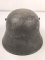 Heer, Stahlhelm Übergangsmodell Reichswehr / frühe Wehrmacht. In allen Teilen original und zusammengehöriges Stück, Ungereinigt, ET64