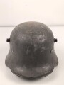 Heer, Stahlhelm Übergangsmodell Reichswehr / frühe Wehrmacht. In allen Teilen original und zusammengehöriges Stück, Ungereinigt, ET64