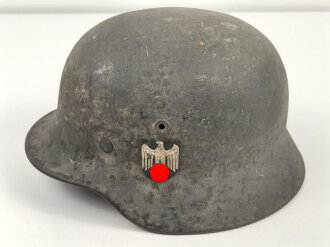 Heer, Stahlhelm Modell 1940. In allen Teilen original und...