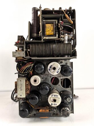 Wehrmacht Rundfunkempfänger WR1, Originallack, datiert 1941, Funktion nicht geprüft