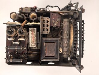 Wehrmacht Rundfunkempfänger WR1, Originallack, datiert 1941, Funktion nicht geprüft
