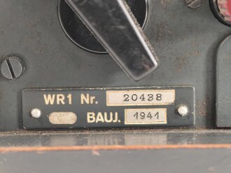Wehrmacht Rundfunkempfänger WR1, Originallack,...