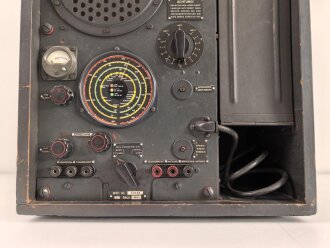 Wehrmacht Rundfunkempfänger WR1, Originallack, datiert 1941, Funktion nicht geprüft