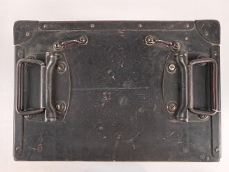 Wehrmacht Rundfunkempfänger WR1, Originallack, datiert 1941, Funktion nicht geprüft