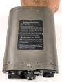 Lichtsprechgerät 80 Wehrmacht. Hersteller Carl Zeiss Jena. Optisch einwandfrei, Originallack, Funktion nicht geprüft. Im passenden Lederbehälter, diesem fehlt ein Metallbeschlag um den zweiten verschluss zu halten.