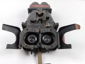 Richtungsweiser-Fernrohr "Rm.- F 12 x 60" für den Entfernungsmesser auf 4 Meter Basis, Gute Durchsicht, aber verschmutzt. Originallack, der Gummi angetrocknet. Ungereinigtes Stück