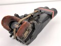 Richtungsweiser-Fernrohr "Rm.- F 12 x 60" für den Entfernungsmesser auf 4 Meter Basis, Gute Durchsicht, aber verschmutzt. Originallack, der Gummi angetrocknet. Ungereinigtes Stück