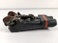 Richtungsweiser-Fernrohr "Rm.- F 12 x 60" für den Entfernungsmesser auf 4 Meter Basis, Gute Durchsicht, aber verschmutzt. Originallack, der Gummi angetrocknet. Ungereinigtes Stück