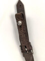 Luftwaffe, Stahlhelm Kinnriemen für Modell 1935. Gebraucht, vermutlich mit Schuhcreme nochmals "gebräunt"