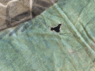 Polizei III.Reich, Teil eines gewaltigen, handbemalten Wandbehanges. Souvenier eines amerikanischen Soldaten aus dem 2. Weltkrieg. Maße etwa 190 x 200cm