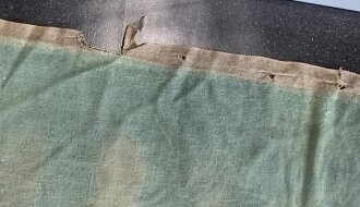 Polizei III.Reich, Teil eines gewaltigen, handbemalten Wandbehanges. Souvenier eines amerikanischen Soldaten aus dem 2. Weltkrieg. Maße etwa 190 x 200cm