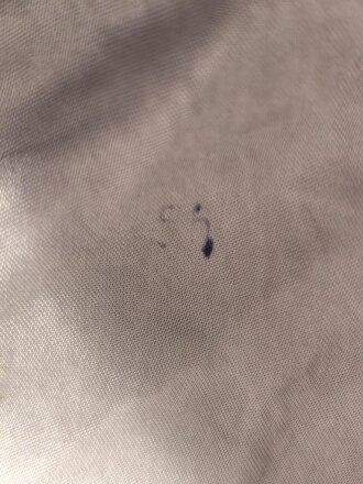 Luftwaffe, Feldmütze Modell 1943 für Mannschaften. Späte, " leichte " Ausführung. Leicht angeschmutzt, Kopfgrösse gemessen 54