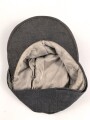 Luftwaffe, Feldmütze Modell 1943 für Mannschaften. Späte, " leichte " Ausführung. Leicht angeschmutzt, Kopfgrösse gemessen 54